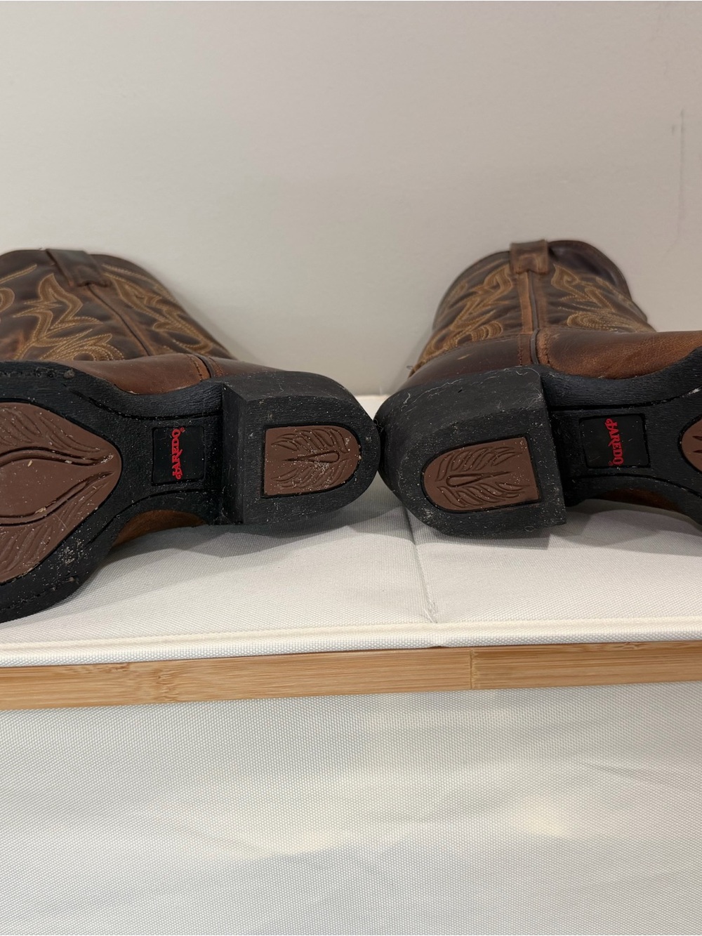 Laredo Maddie Distressed Brown Cowboy Boots - Picture 7 of 10